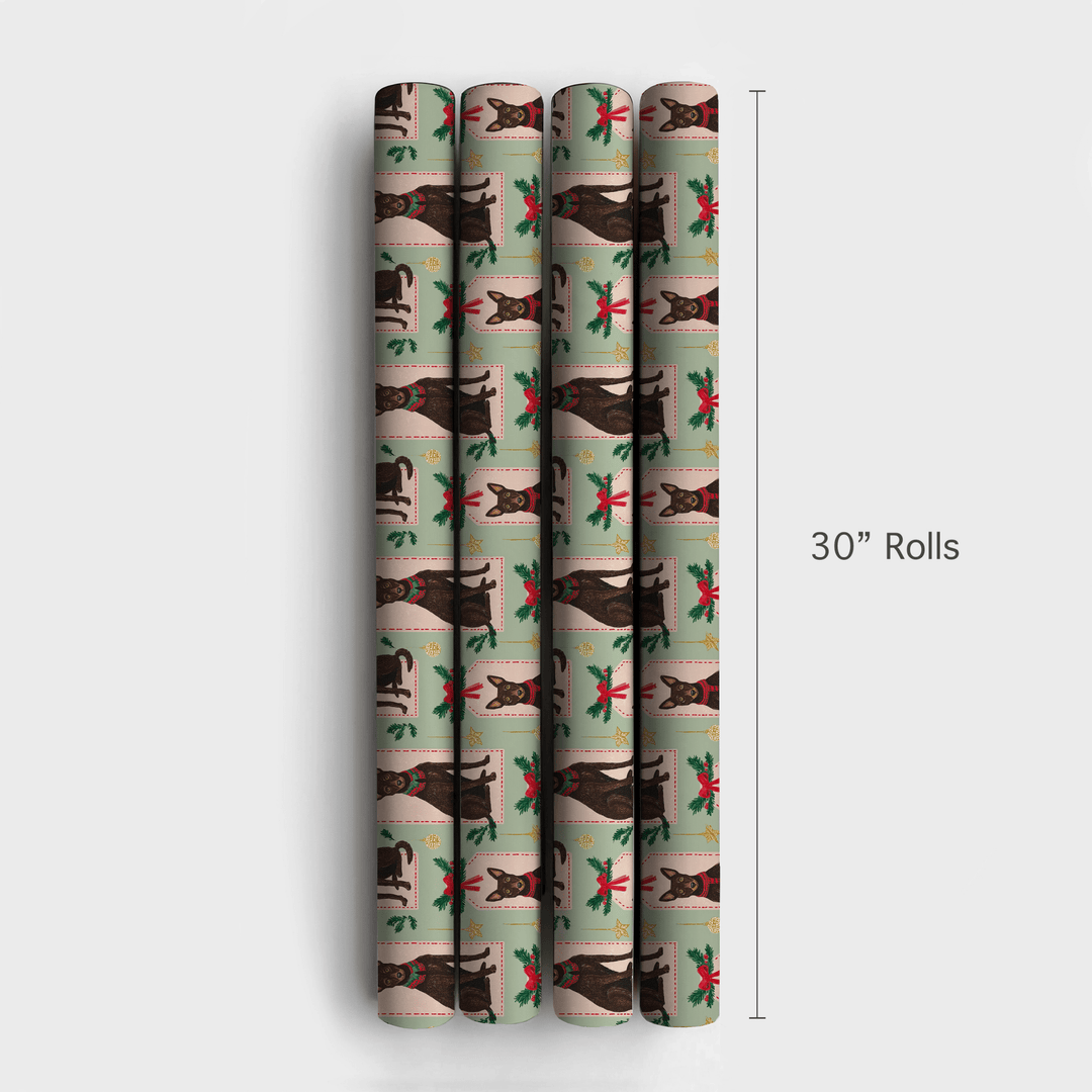 Merry Little Kelpies - Wrapping Paper - Aspen & Arlo