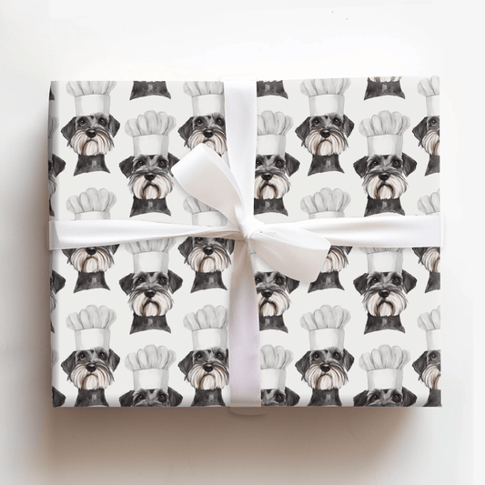 Cooking with the Schnauzer - Wrapping Paper - Aspen & Arlo