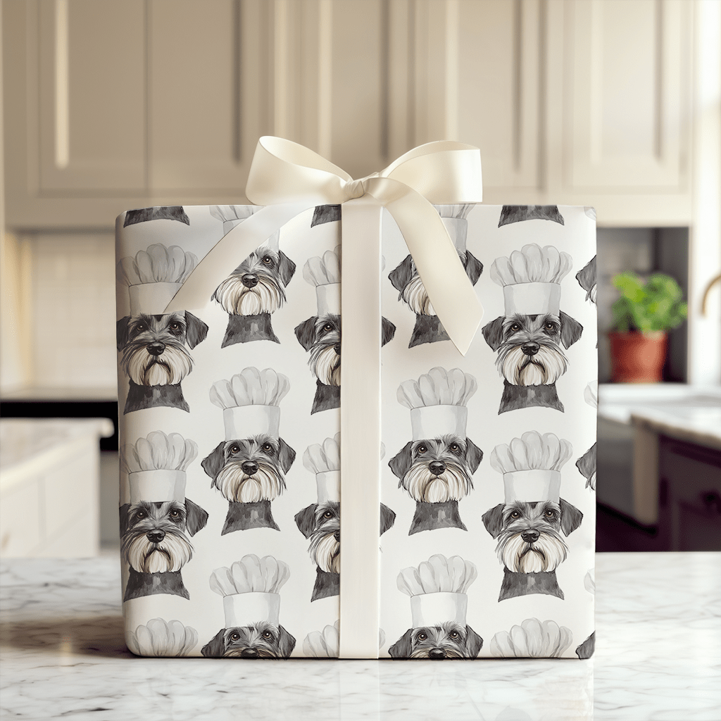 Cooking with the Schnauzer - Wrapping Paper - Aspen & Arlo