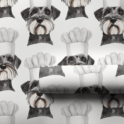 Cooking with the Schnauzer - Wrapping Paper - Aspen & Arlo
