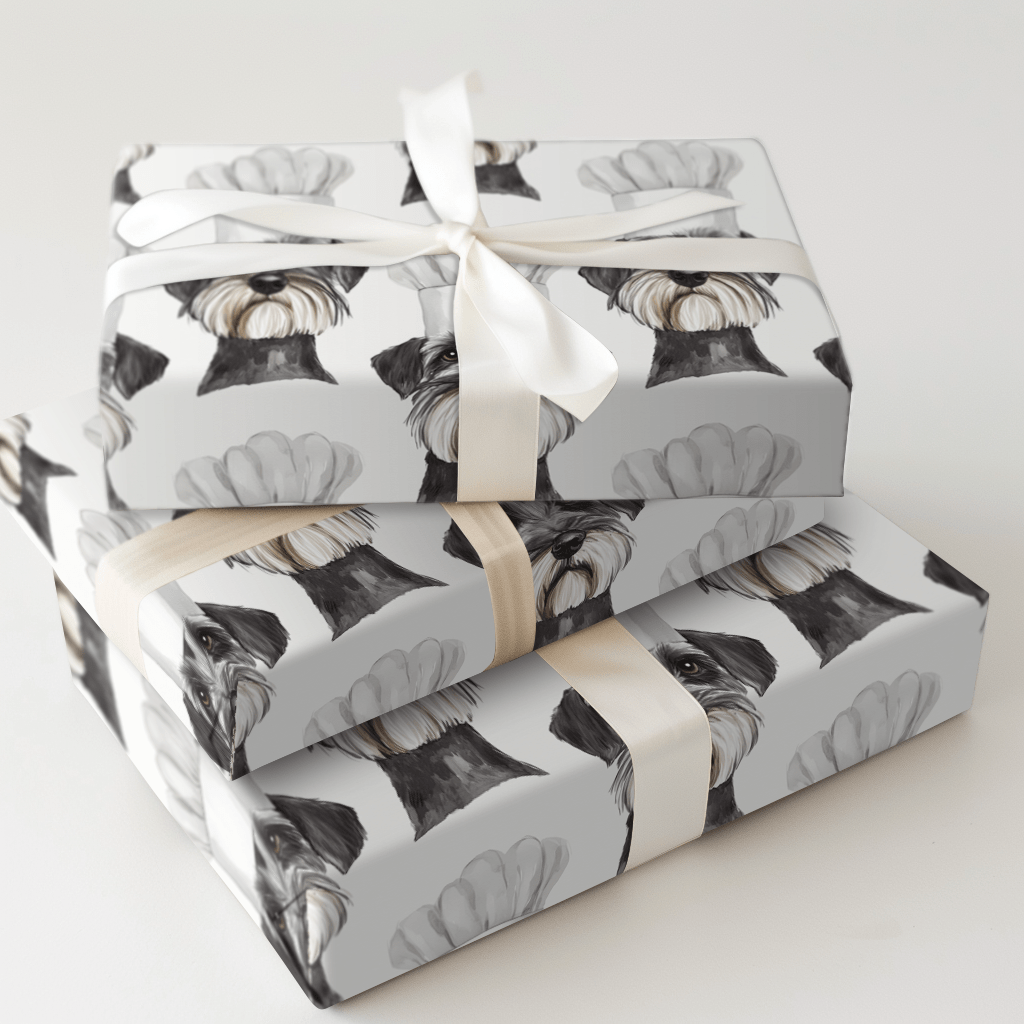 Cooking with the Schnauzer - Wrapping Paper - Aspen & Arlo