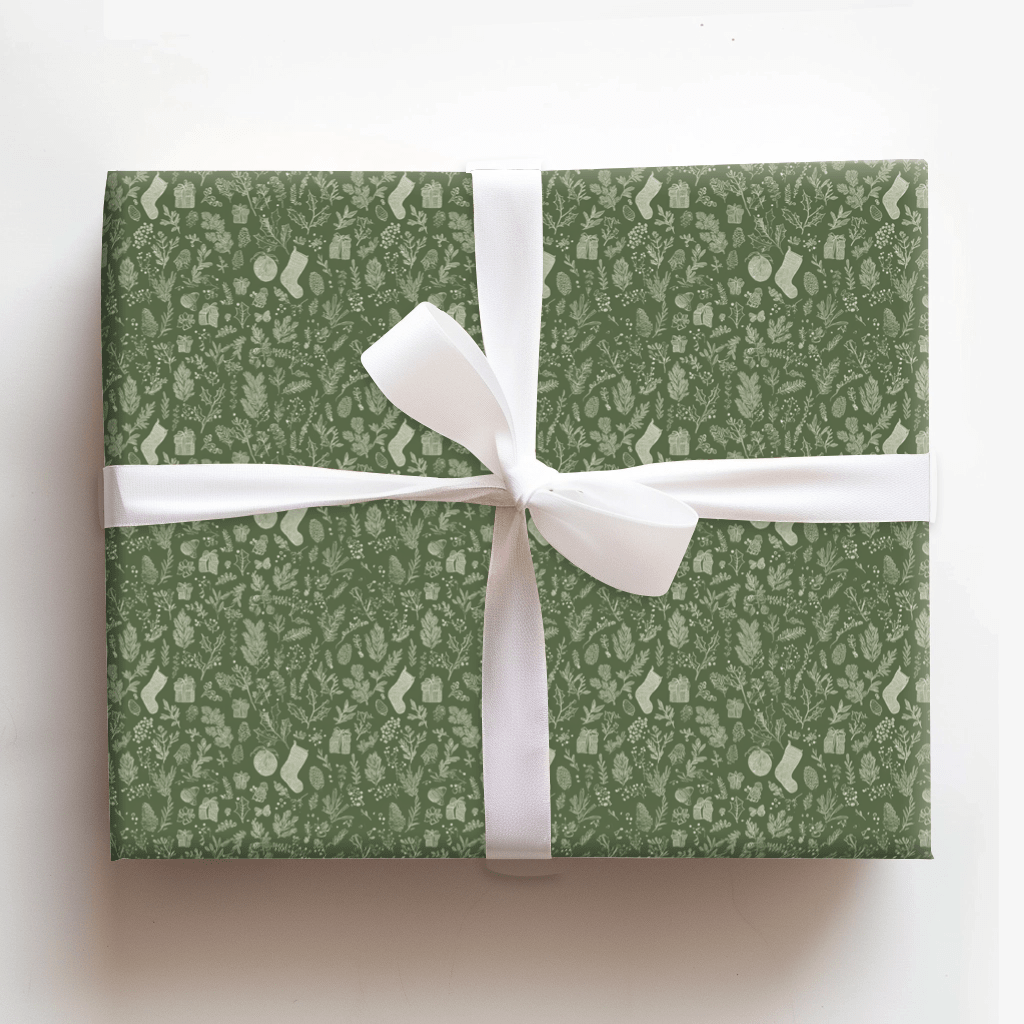 Gathered Sprigs - Wrapping Paper - Aspen & Arlo