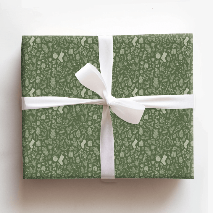 Gathered Sprigs - Wrapping Paper - Aspen & Arlo