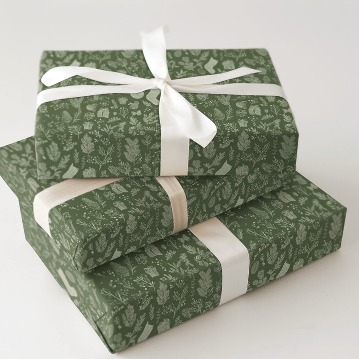 Gathered Sprigs - Wrapping Paper - Aspen & Arlo