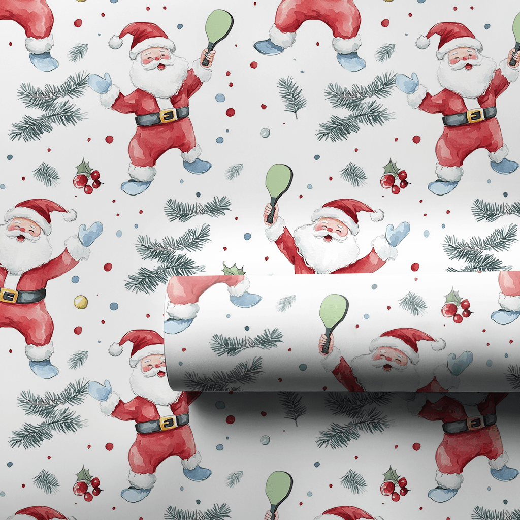 Serve It Up Claus - Wrapping Paper - Aspen & Arlo