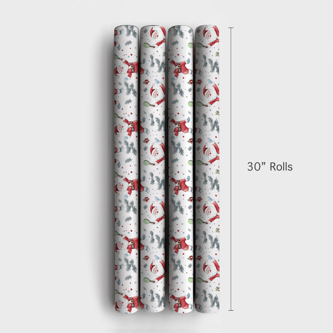 Serve It Up Claus - Wrapping Paper - Aspen & Arlo