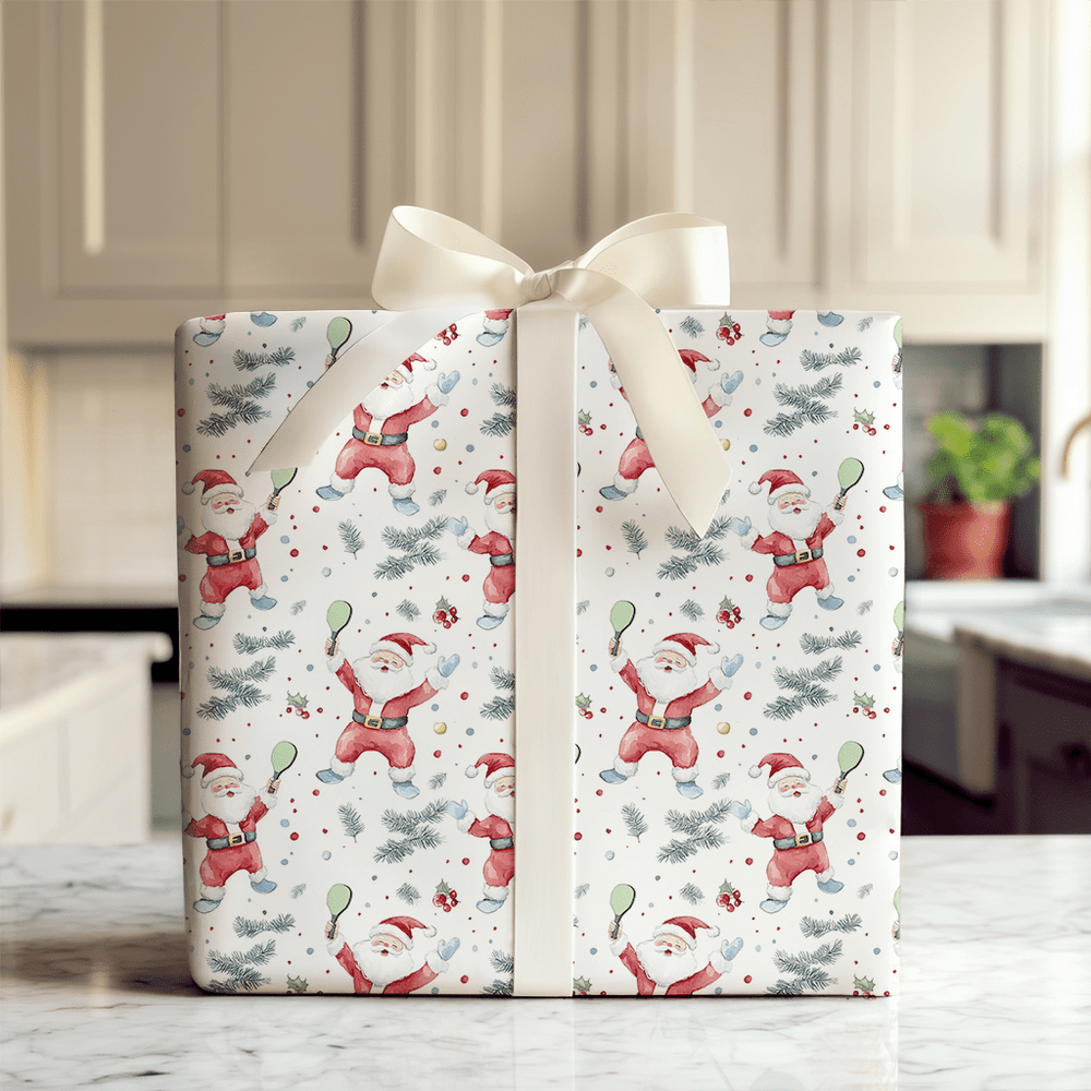 Serve It Up Claus - Wrapping Paper - Aspen & Arlo