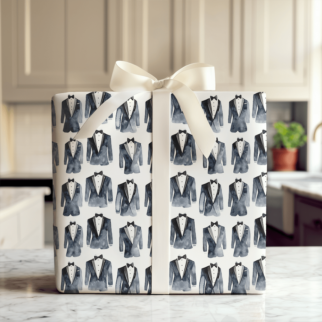 Dapper Douglas - Wrapping Paper - Aspen & Arlo