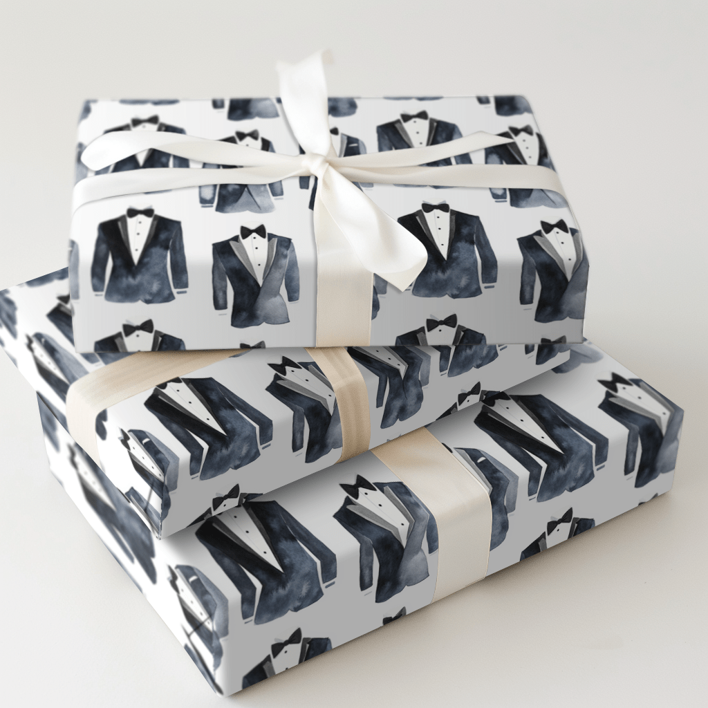 Dapper Douglas - Wrapping Paper - Aspen & Arlo