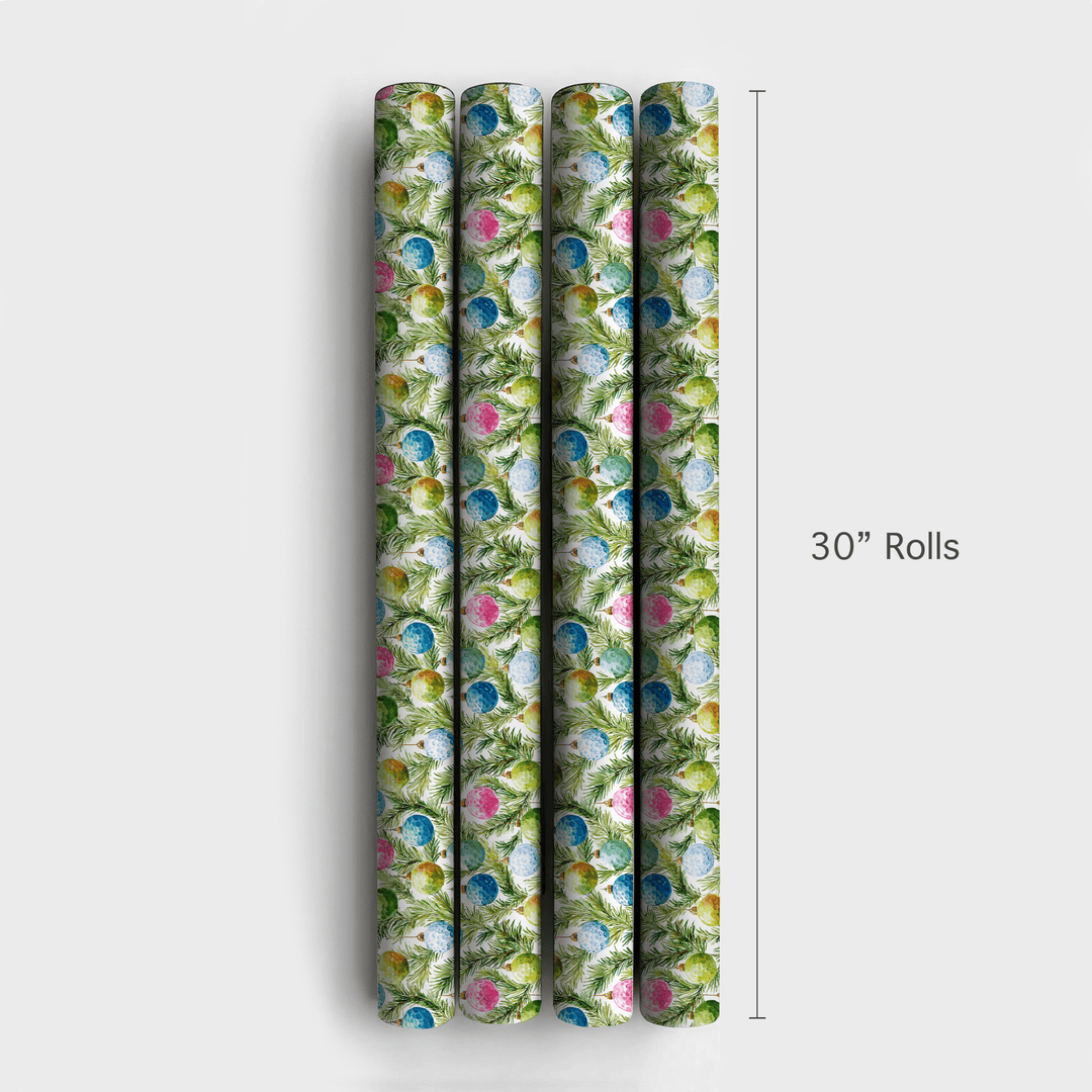 Santa on the Green(1) - Wrapping Paper - Aspen & Arlo
