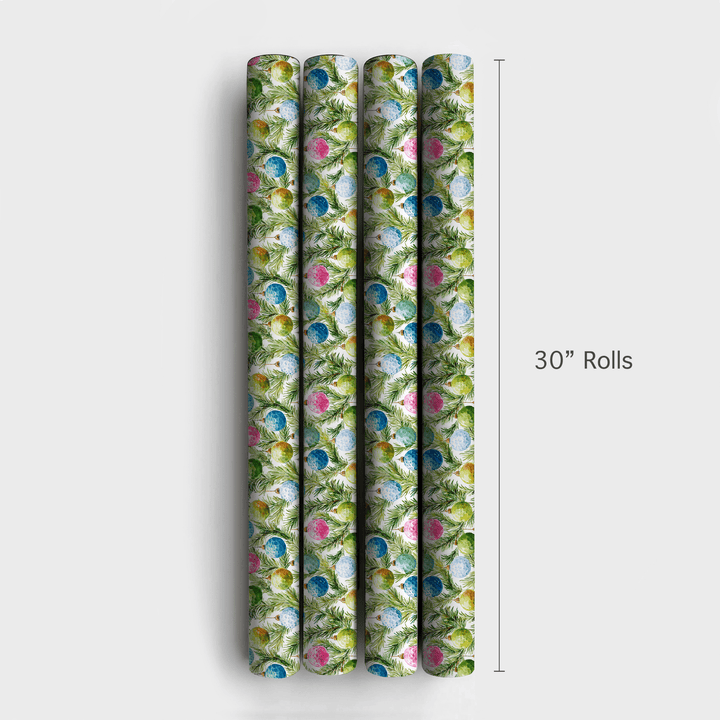 Santa on the Green(1) - Wrapping Paper - Aspen & Arlo