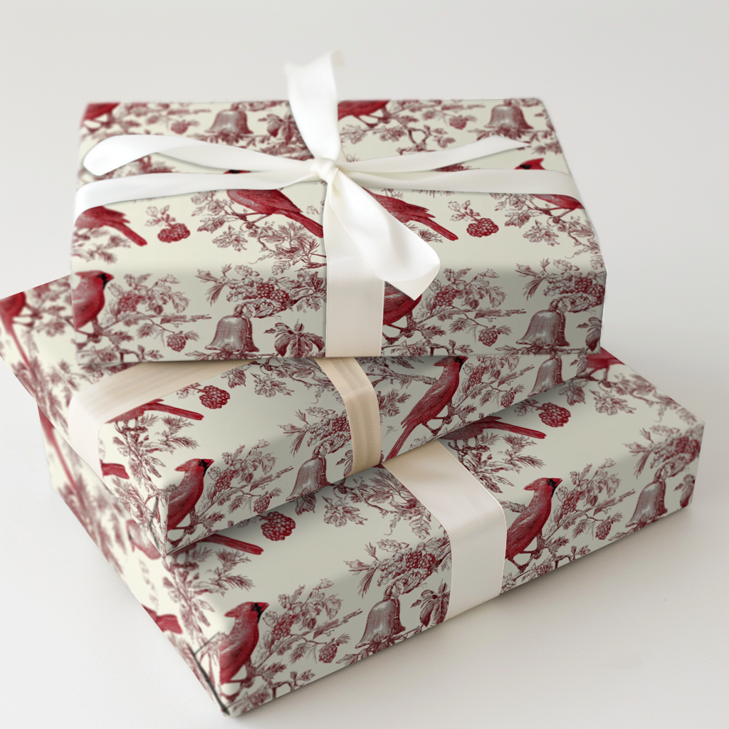 Cardinals & Bells Toile