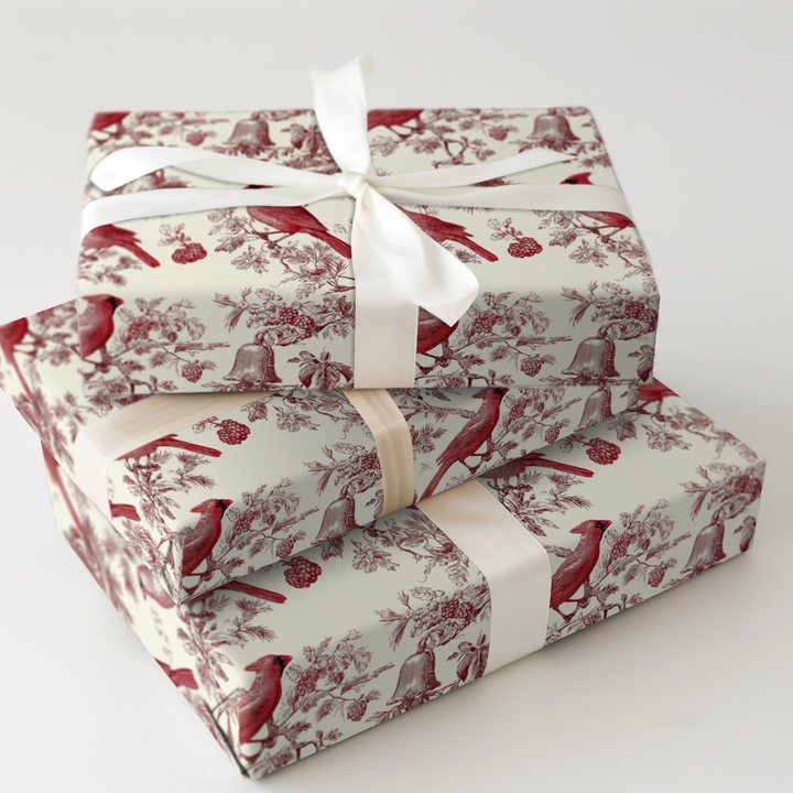 Cardinals & Bells Toile