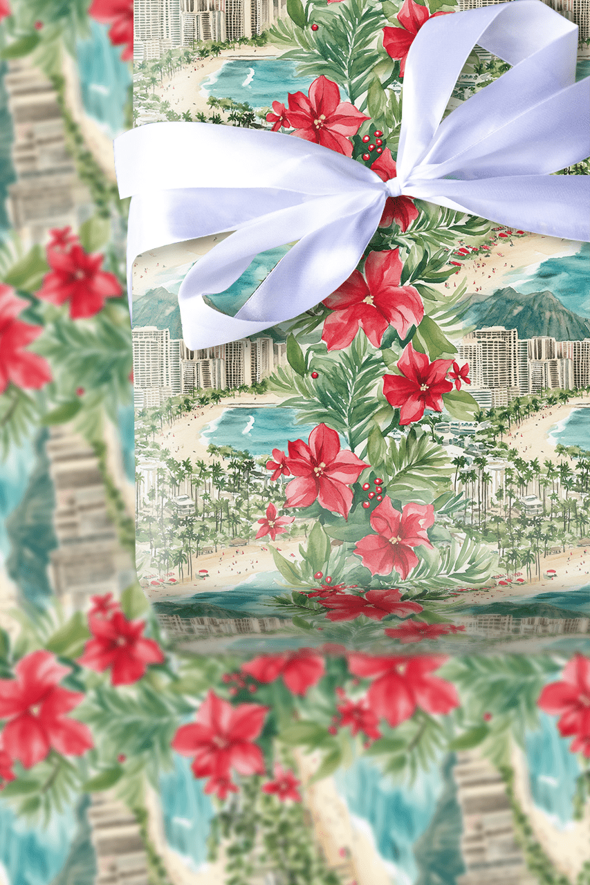 Waikiki Wonderland - Wrapping Paper - Aspen & Arlo