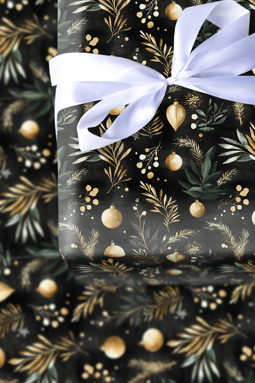 Navidad Golden - Wrapping Paper - Aspen & Arlo