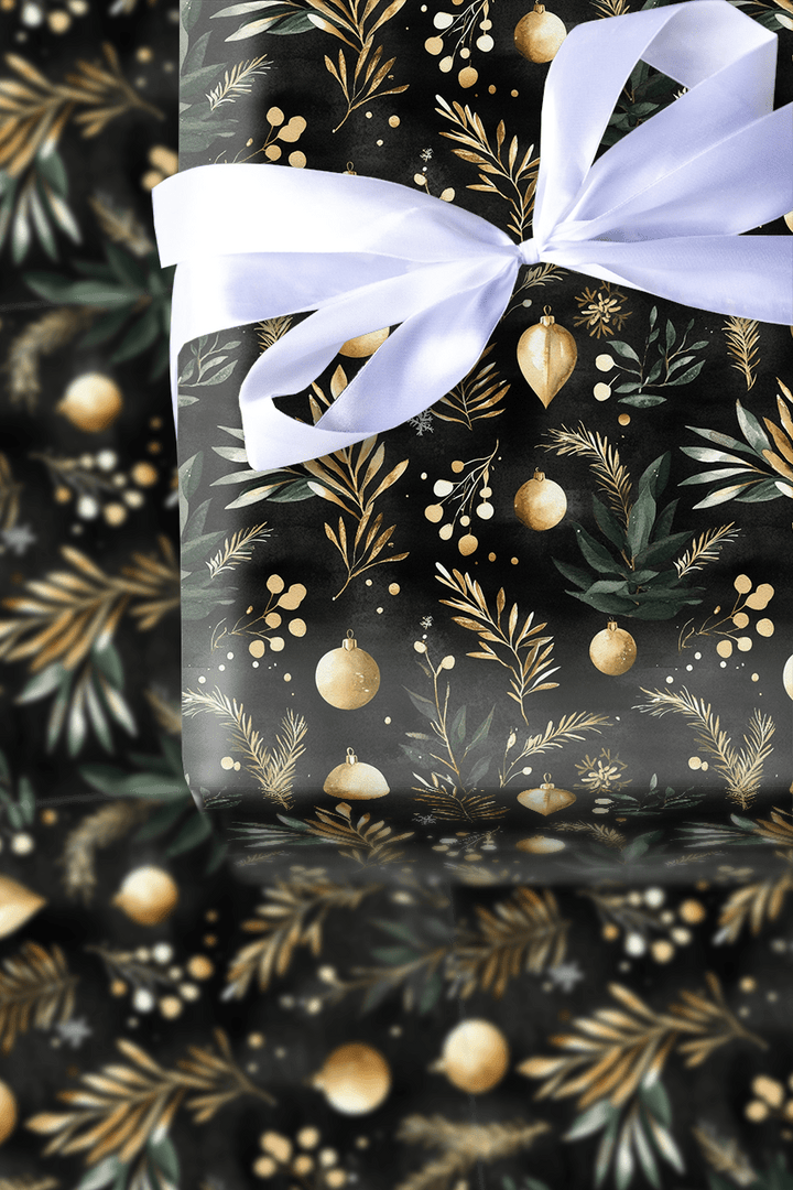 Navidad Golden - Wrapping Paper - Aspen & Arlo