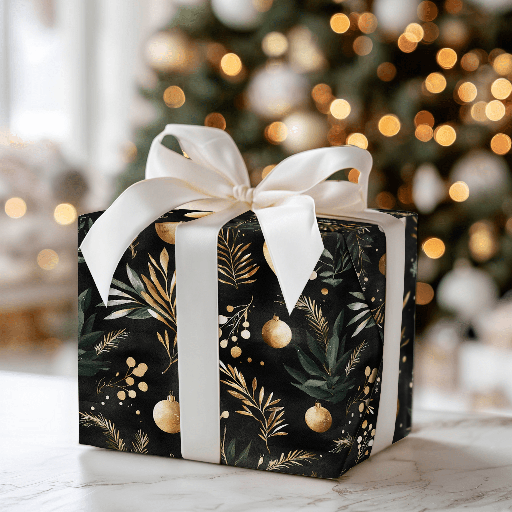 Navidad Golden - Wrapping Paper - Aspen & Arlo