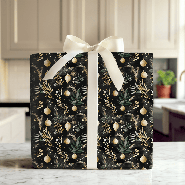Navidad Golden - Wrapping Paper - Aspen & Arlo
