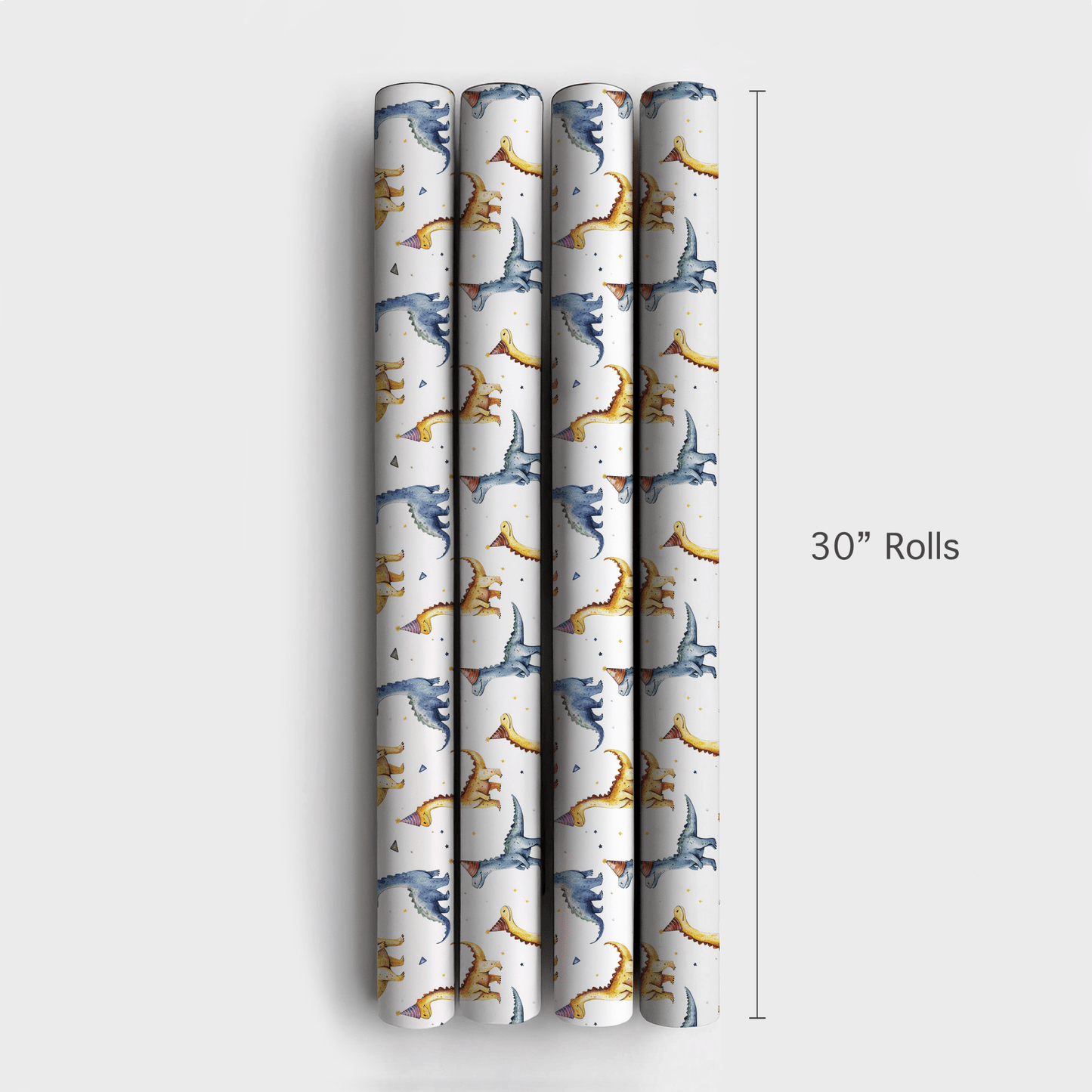 Dino Party Hat - Wrapping Paper - Aspen & Arlo