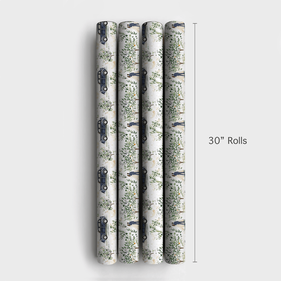 Leaving in Love - Wrapping Paper - Aspen & Arlo