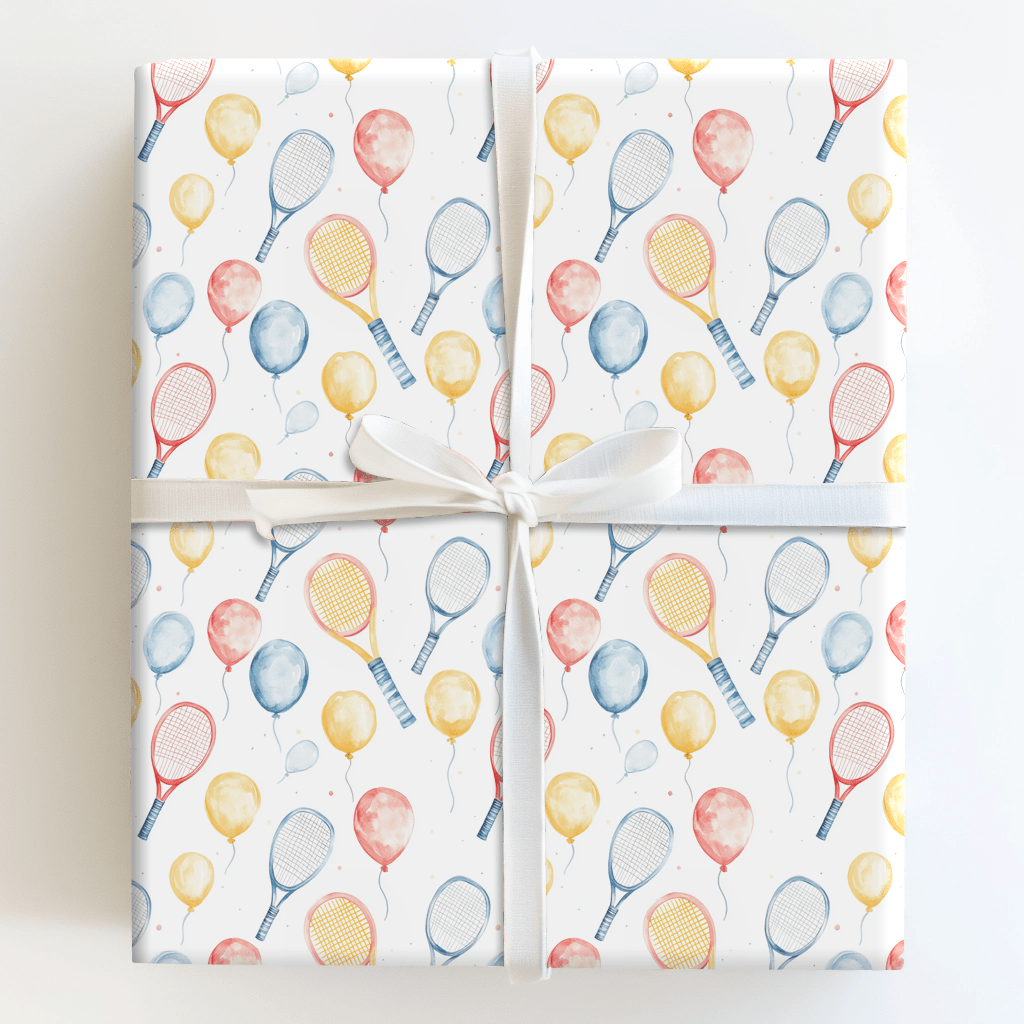 Pop Goes the Racket - Wrapping Paper - Aspen & Arlo