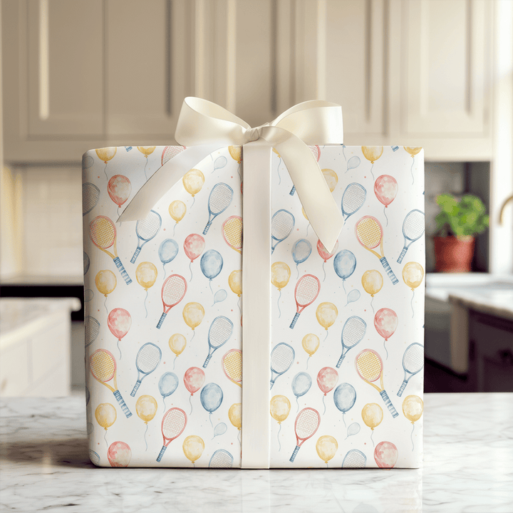 Pop Goes the Racket - Wrapping Paper - Aspen & Arlo