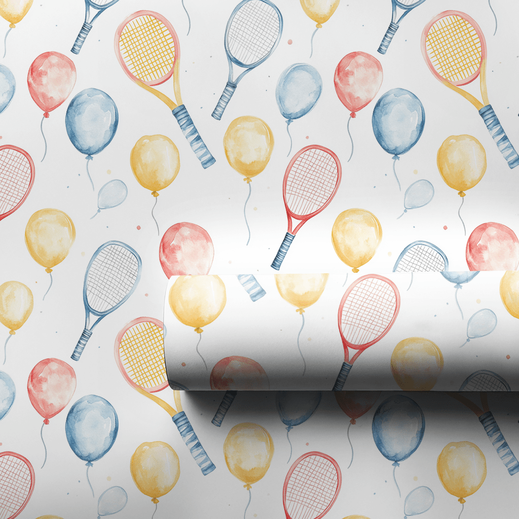 Pop Goes the Racket - Wrapping Paper - Aspen & Arlo