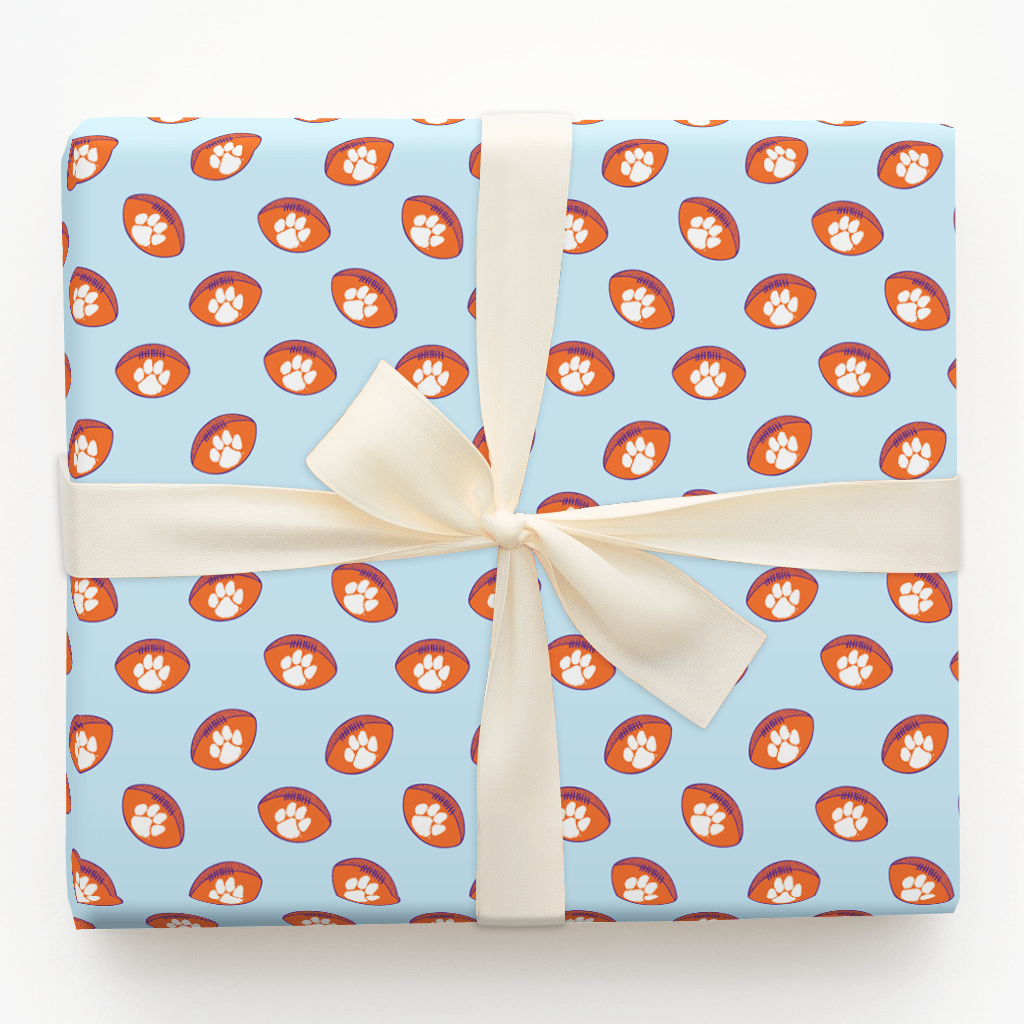 Little Tiger Touchdown - Wrapping Paper - Aspen & Arlo