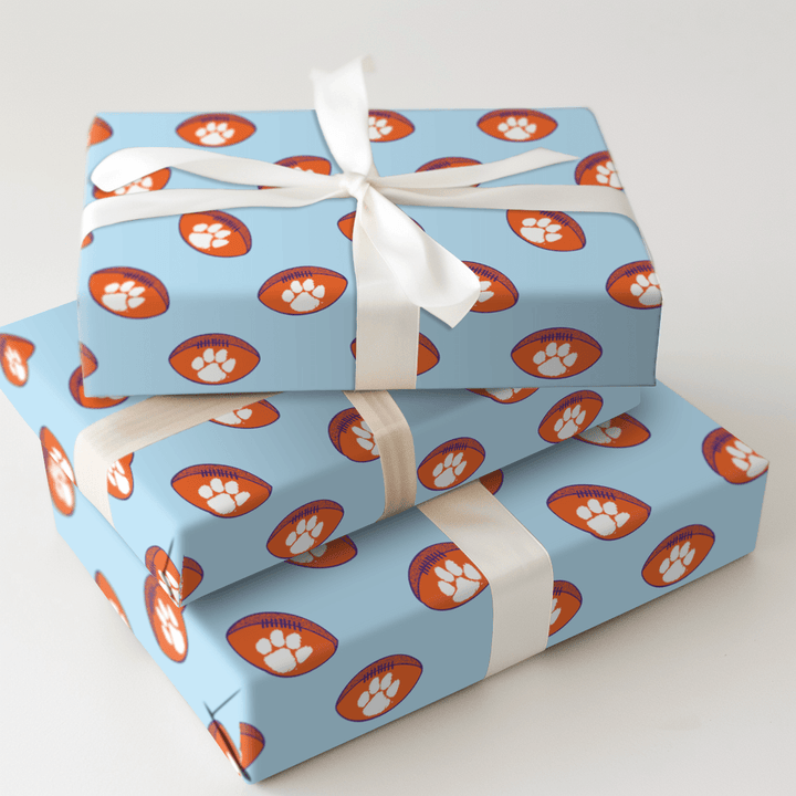 Little Tiger Touchdown - Wrapping Paper - Aspen & Arlo