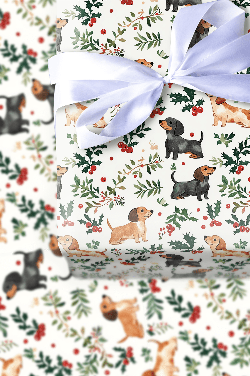 Holiday Howl - Wrapping Paper - Aspen & Arlo