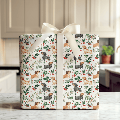 Holiday Howl - Wrapping Paper - Aspen & Arlo