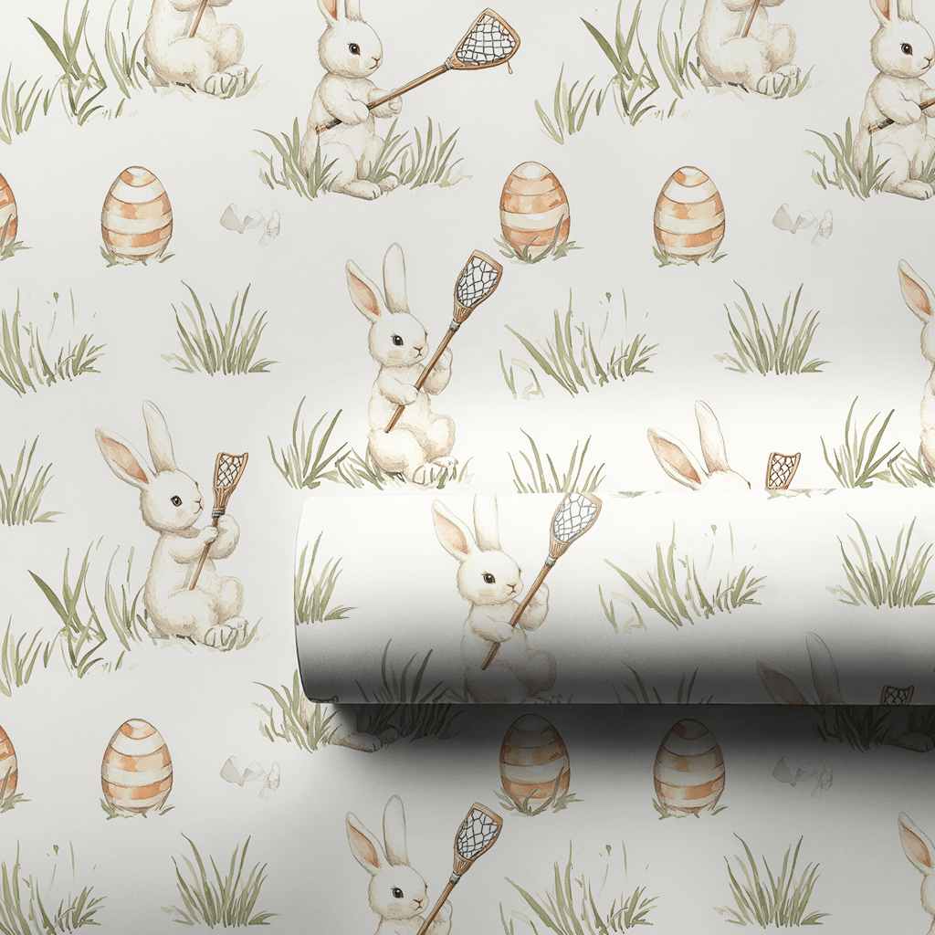 Stick and Bunny - Wrapping Paper - Aspen & Arlo