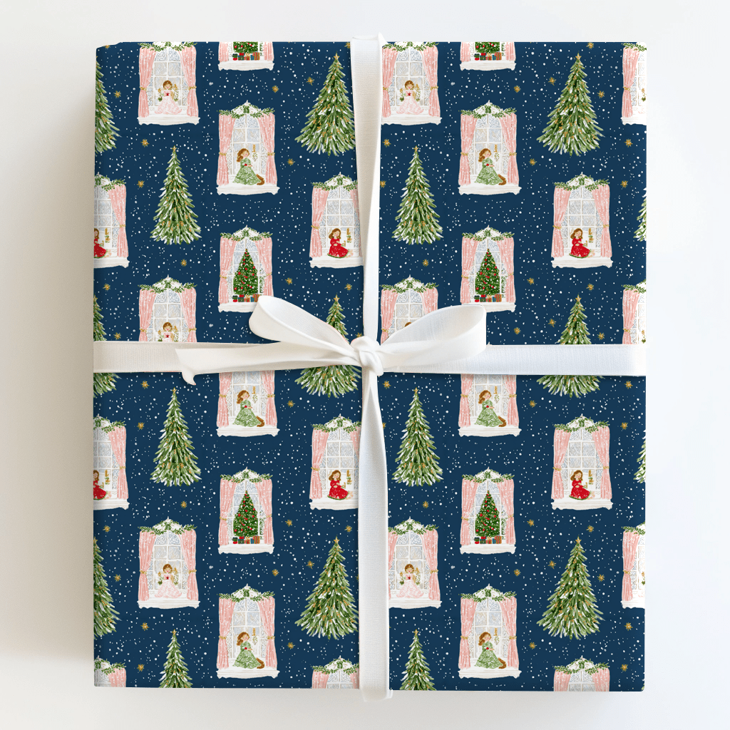 Up Past Bedtime - Wrapping Paper - Aspen & Arlo