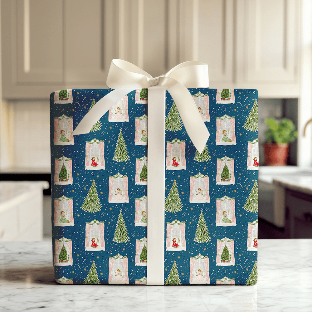 Up Past Bedtime - Wrapping Paper - Aspen & Arlo