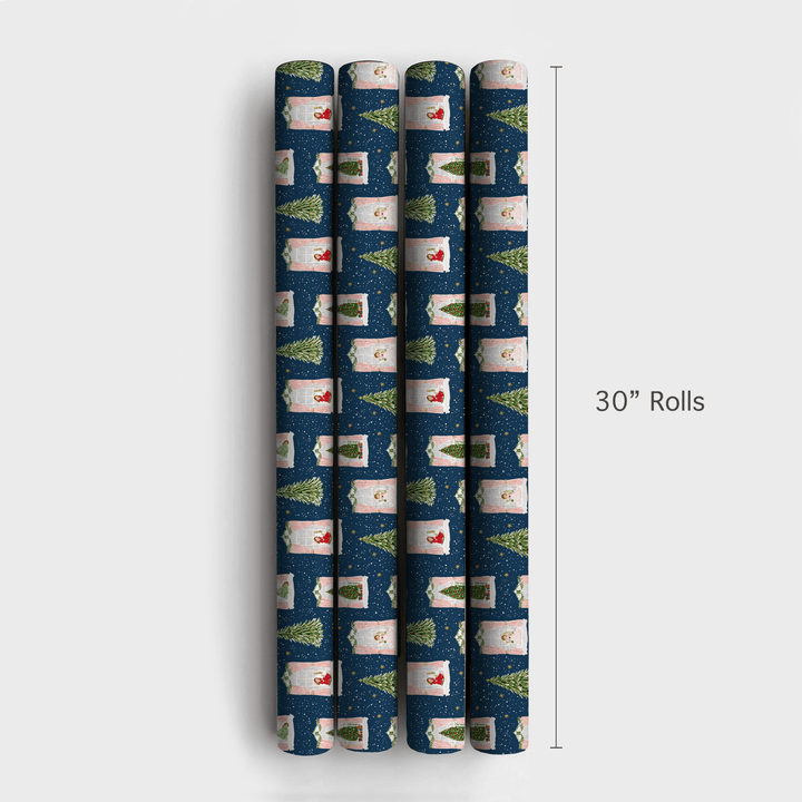 Up Past Bedtime - Wrapping Paper - Aspen & Arlo