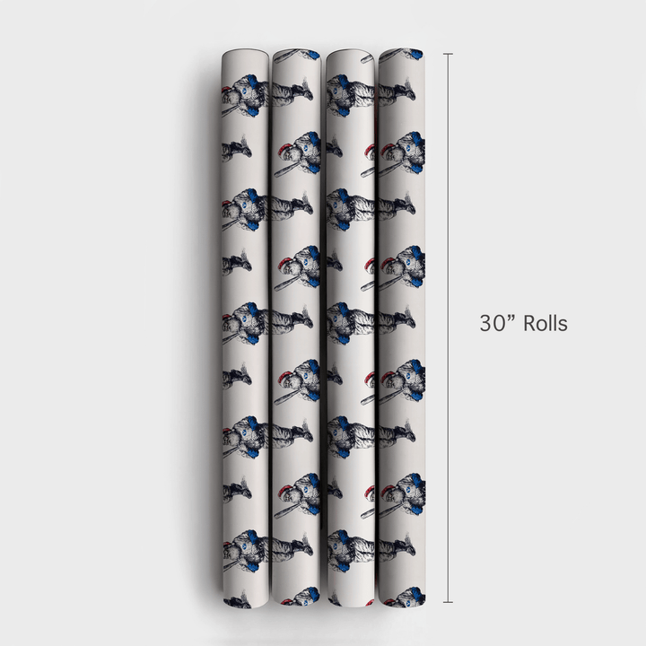 BYU Sleigh Sluggers - Wrapping Paper - Aspen & Arlo