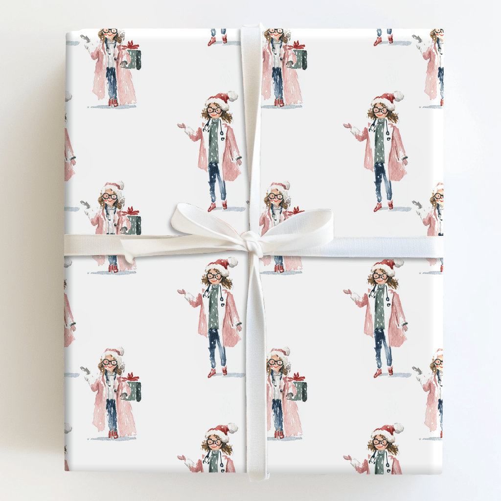 Doctor Claus - Wrapping Paper - Aspen & Arlo