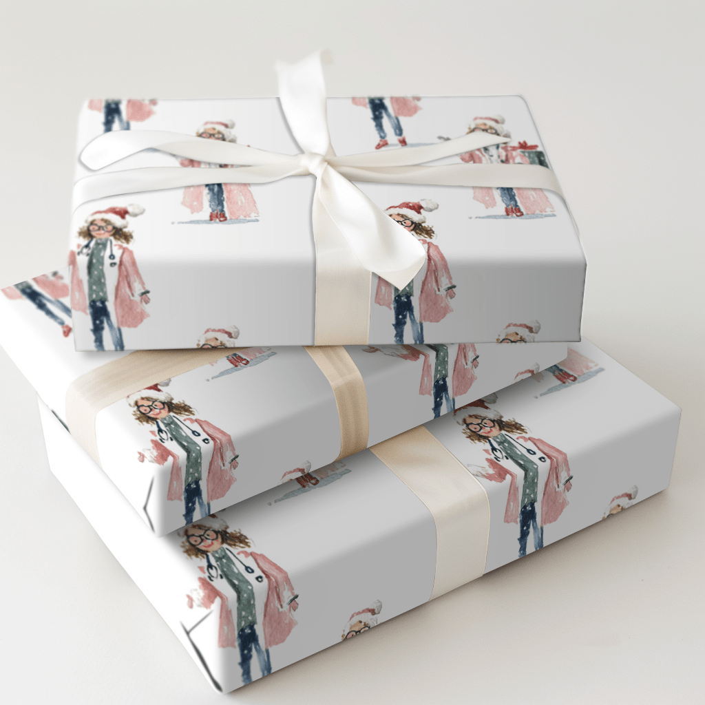 Doctor Claus - Wrapping Paper - Aspen & Arlo
