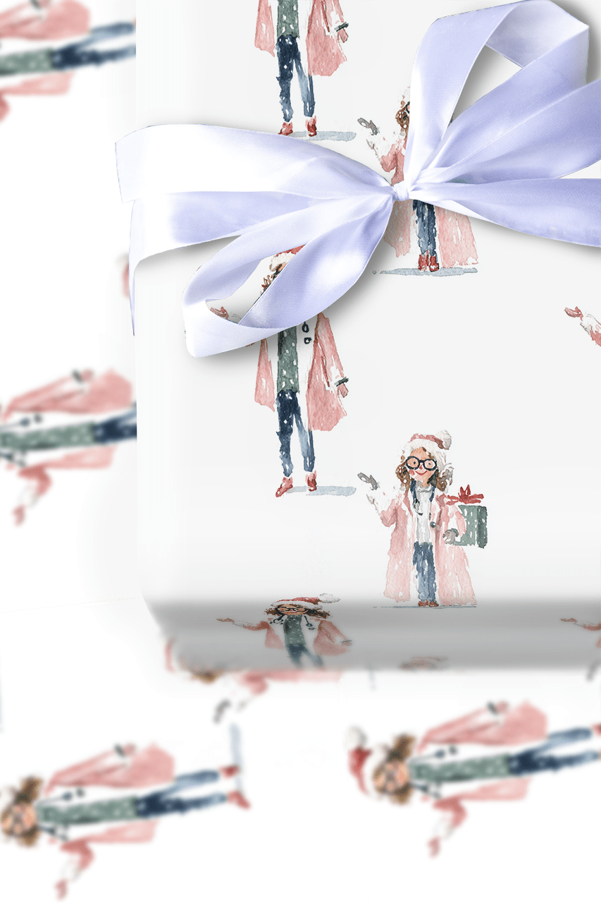 Doctor Claus - Wrapping Paper - Aspen & Arlo