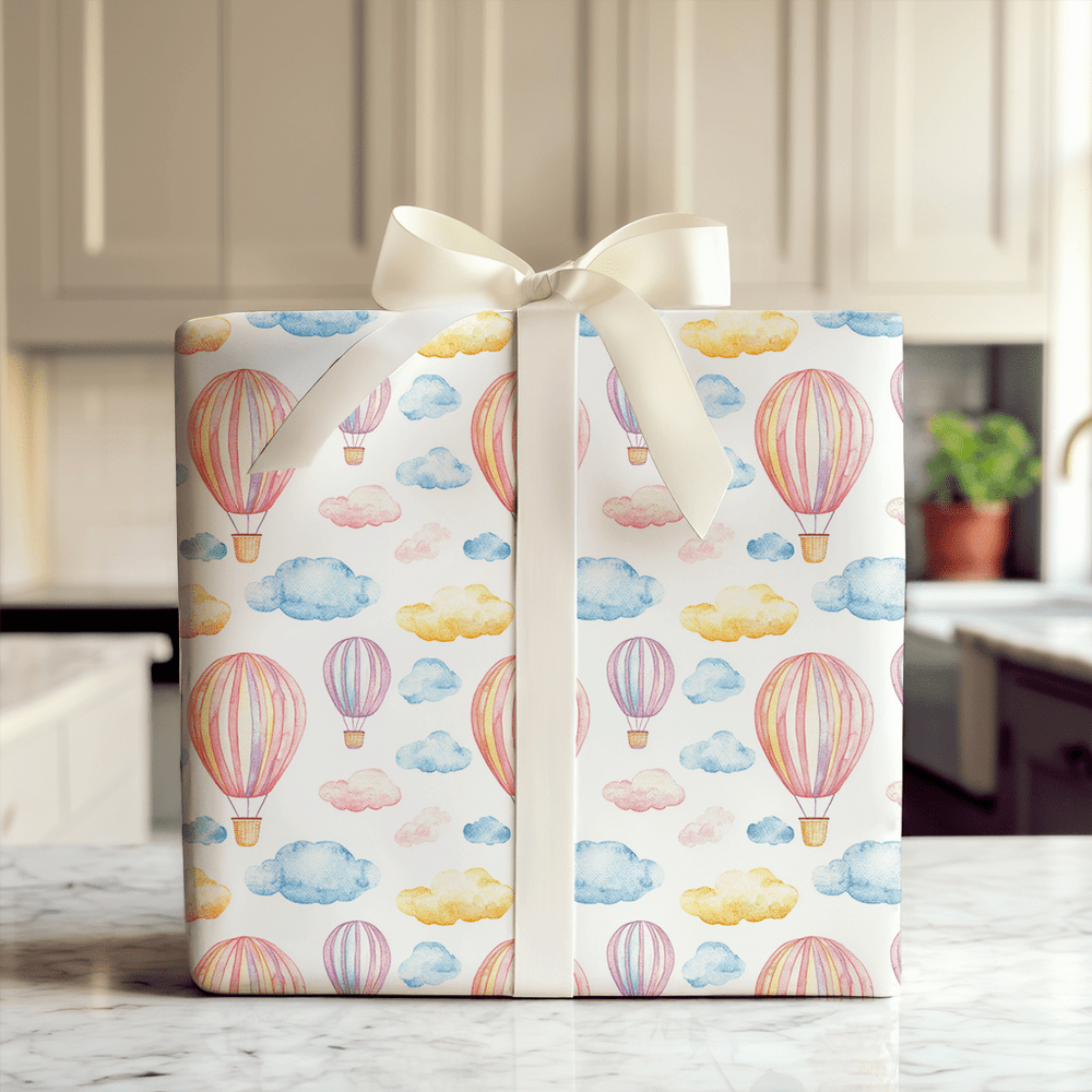 Pastel Skies and Cloud Nine - Wrapping Paper - Aspen & Arlo