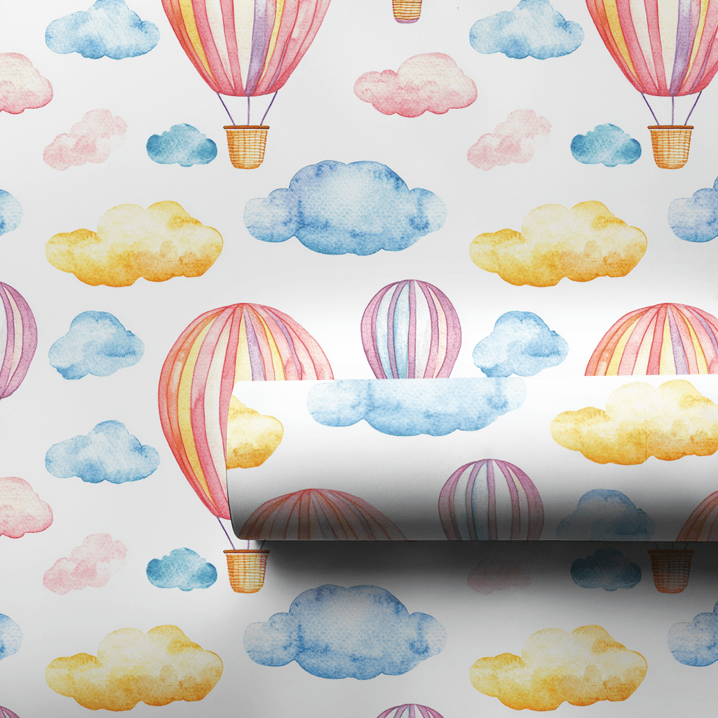 Pastel Skies and Cloud Nine - Wrapping Paper - Aspen & Arlo