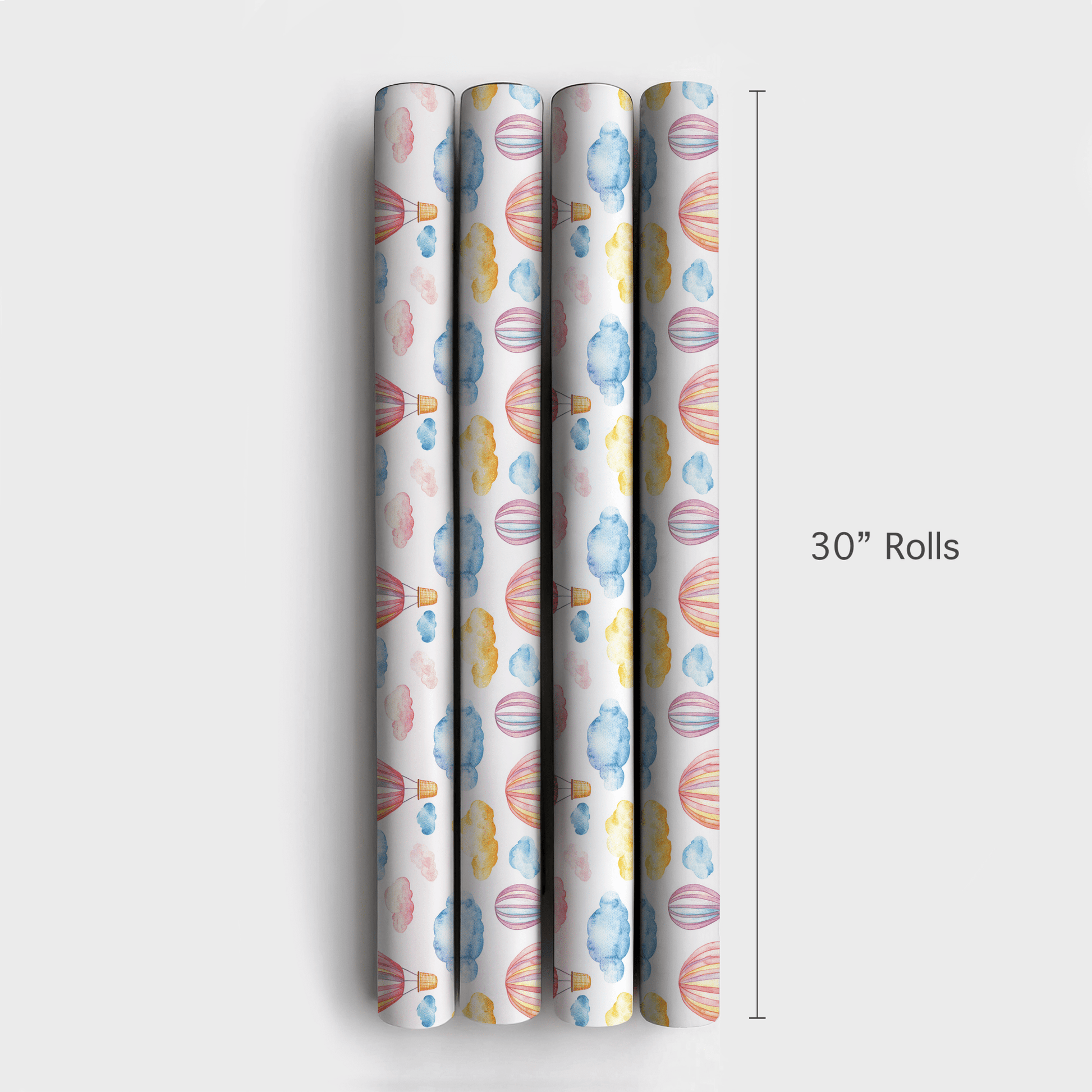 Pastel Skies and Cloud Nine - Wrapping Paper - Aspen & Arlo