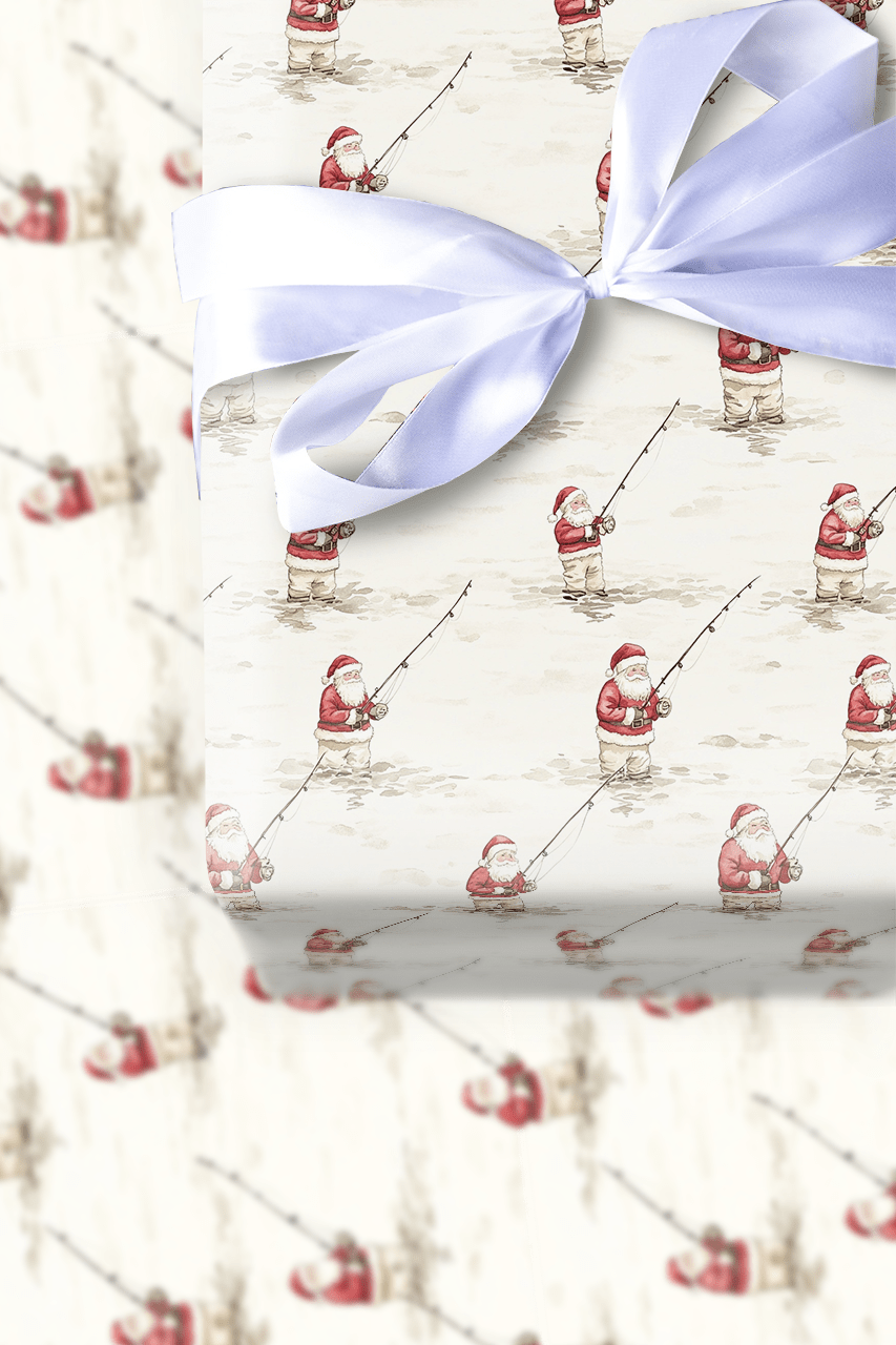 Reeling In Joy - Wrapping Paper - Aspen & Arlo