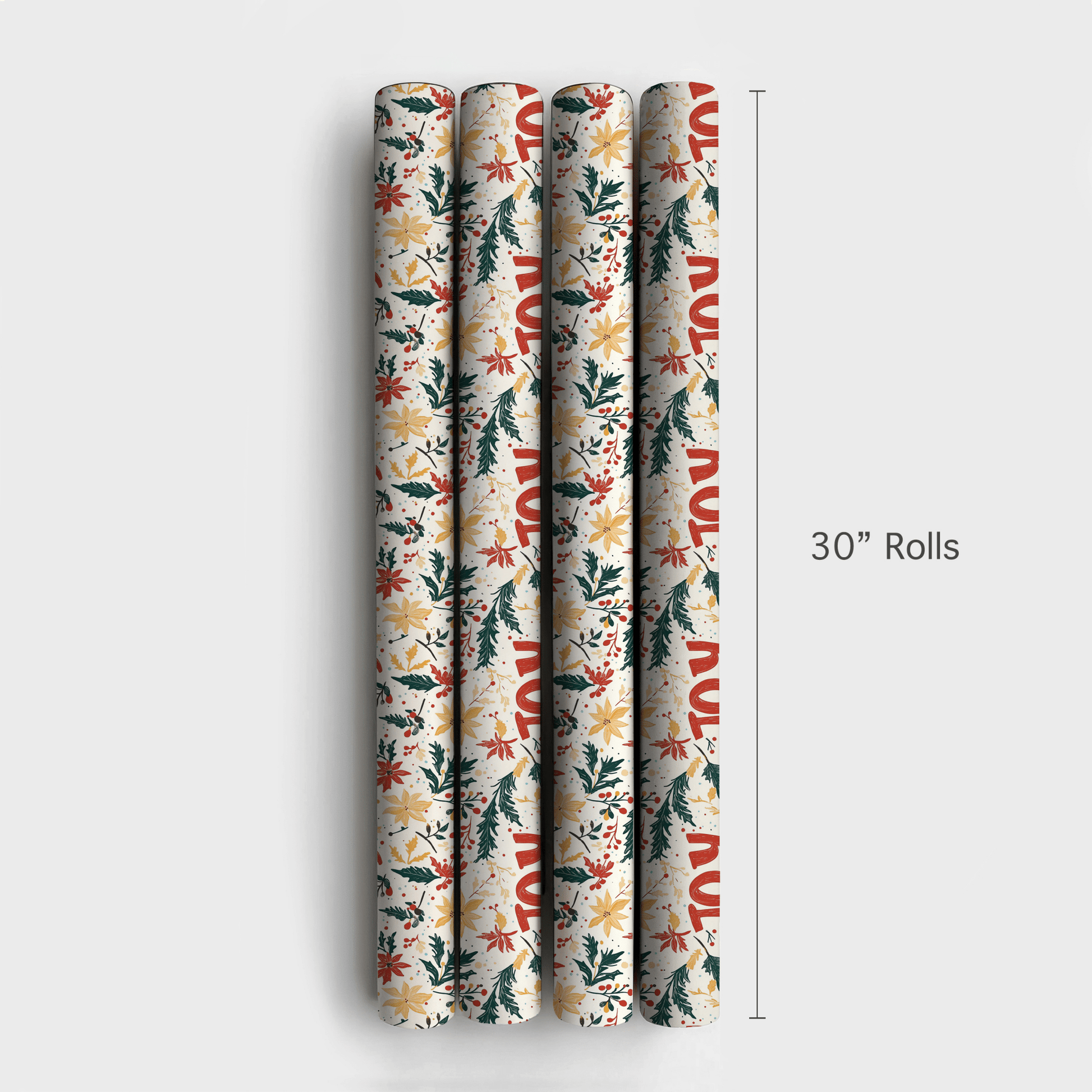 Joyful Leaves - Wrapping Paper - Aspen & Arlo