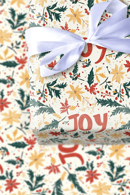 Joyful Leaves - Wrapping Paper - Aspen & Arlo