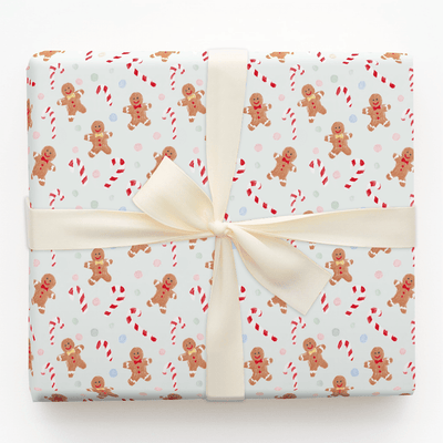 Candy Cane Scatter - Wrapping Paper - Aspen & Arlo