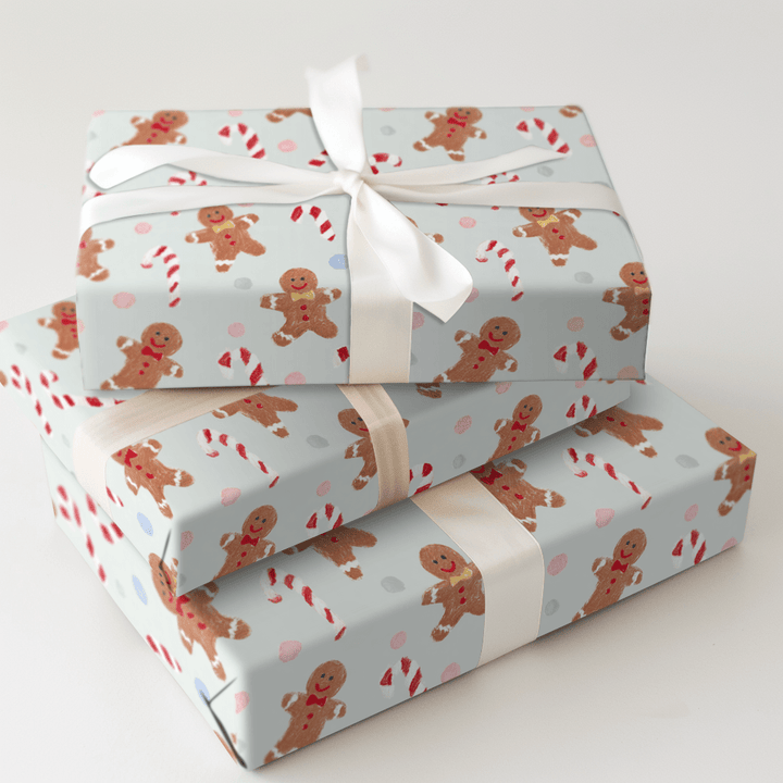 Candy Cane Scatter - Wrapping Paper - Aspen & Arlo