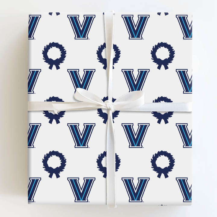 Villanova Wreath - Wrapping Paper - Aspen & Arlo
