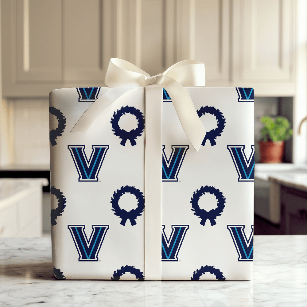 Villanova Wreath - Wrapping Paper - Aspen & Arlo