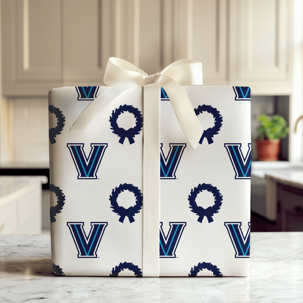 Villanova Wreath - Wrapping Paper - Aspen & Arlo